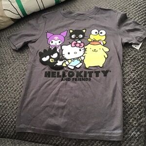 Hello Kitty Gray Short Sleeve Tee